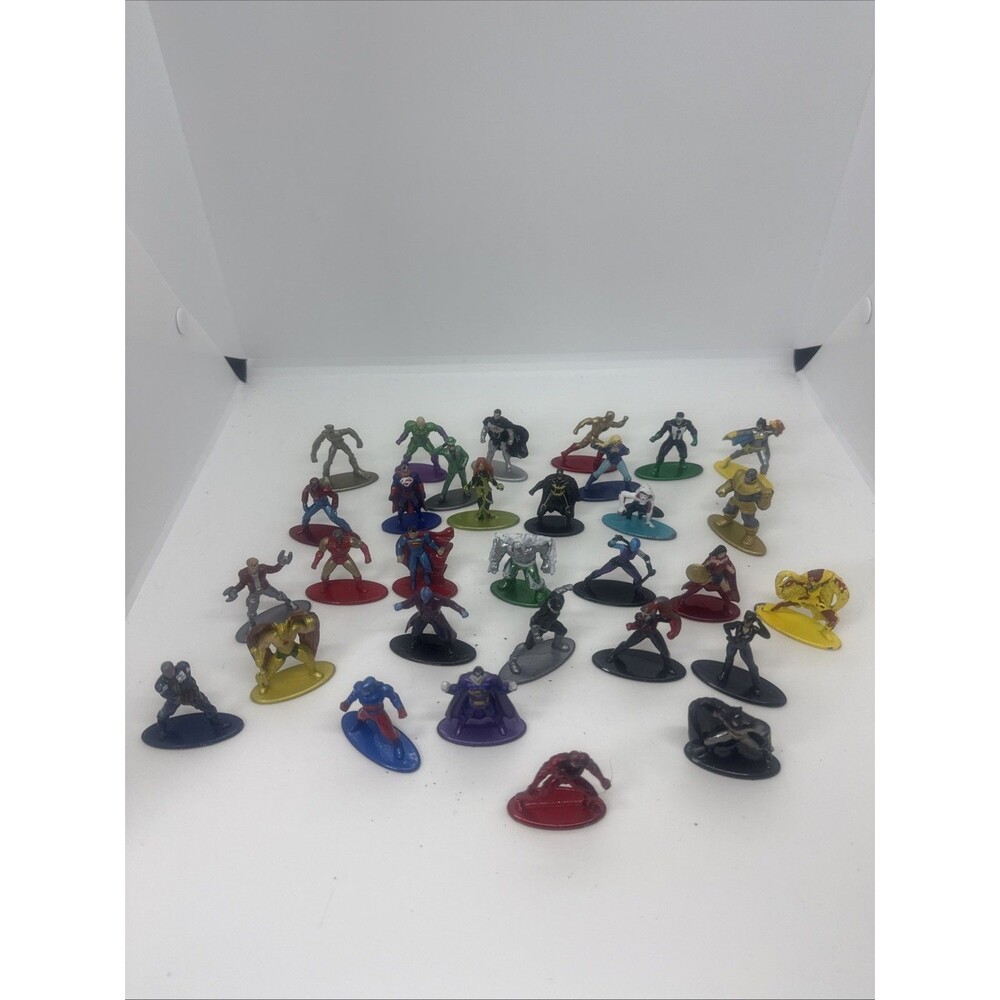 Marvel Nano Metal Figures Die-Cast Jada Toys Lot of 31
